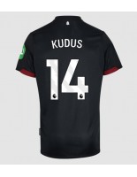 West Ham United Mohammed Kudus #14 Venkovní Dres 2024-25 Krátký Rukáv